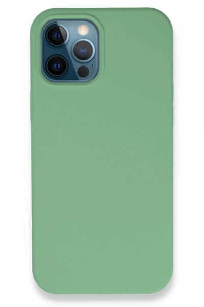 Newface iPhone 12 Pro Kılıf Lansman Legant Silikon - Yeşil resmi