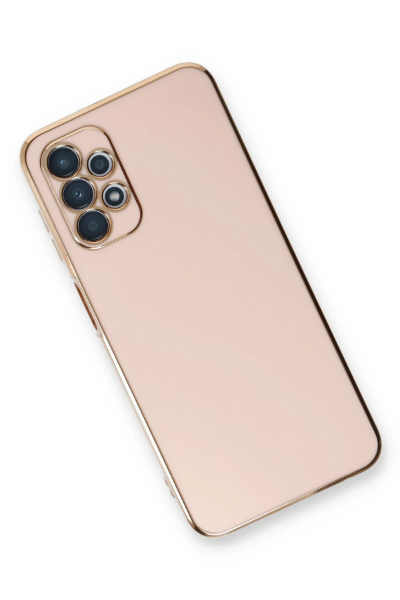 Newface Samsung Galaxy A13 4G Kılıf Volet Silikon - Pembe resmi