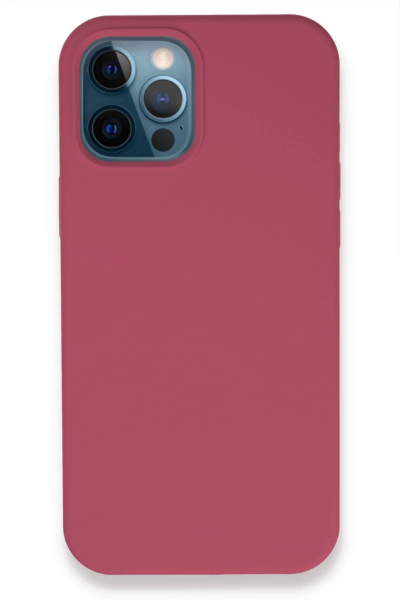Newface iPhone 12 Pro Kılıf Lansman Legant Silikon - Fuşya resmi