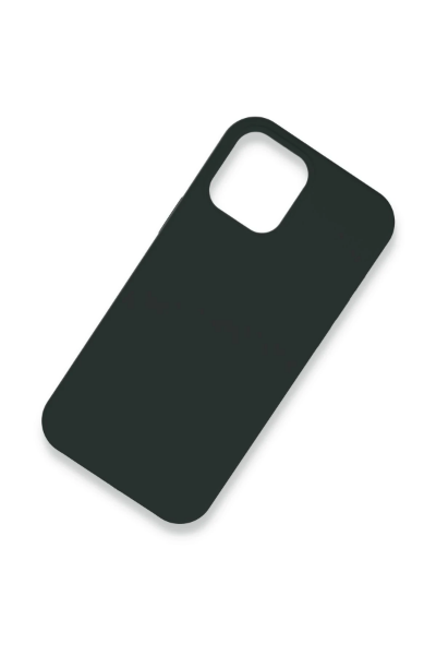 Newface iPhone 12 Pro Kılıf Lansman Legant Silikon - Koyu Yeşil resmi
