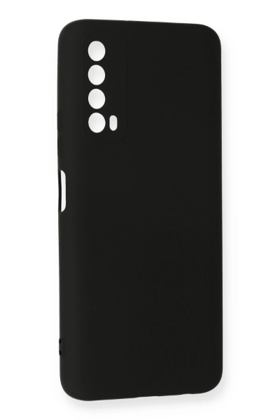 Newface Huawei P Smart 2021 Kılıf Nano içi Kadife Silikon - Siyah resmi