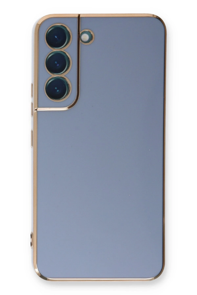Newface Samsung Galaxy S21 FE Kılıf Volet Silikon - Mavi resmi