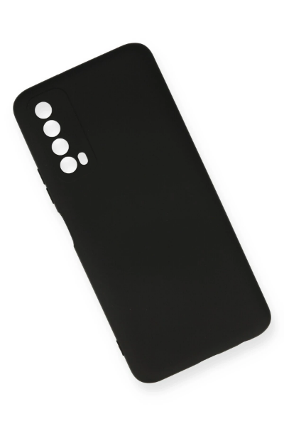 Newface Huawei P Smart 2021 Kılıf Nano içi Kadife Silikon - Siyah resmi