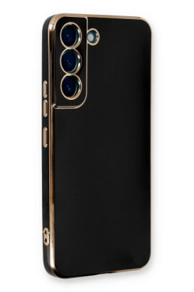 Newface Samsung Galaxy S22 Plus Kılıf Volet Silikon - Siyah resmi