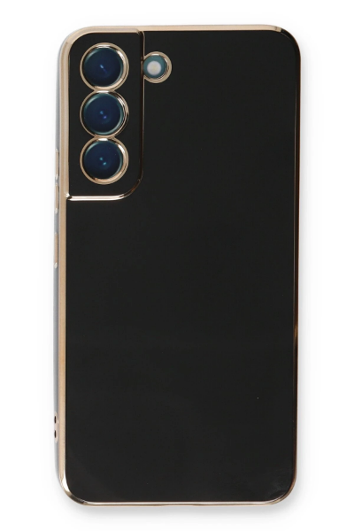 Newface Samsung Galaxy S22 Plus Kılıf Volet Silikon - Siyah resmi