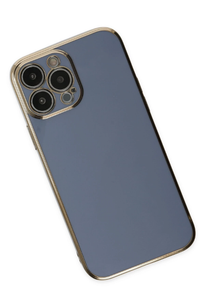 Newface iPhone 15 Pro Max Kılıf Volet Silikon - Mavi resmi
