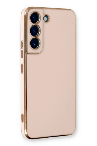 Newface Samsung Galaxy S22 Plus Kılıf Volet Silikon - Pembe resmi