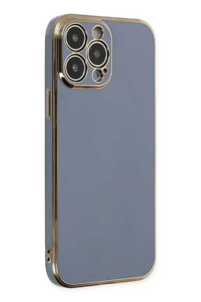 Newface iPhone 15 Pro Max Kılıf Volet Silikon - Mavi resmi