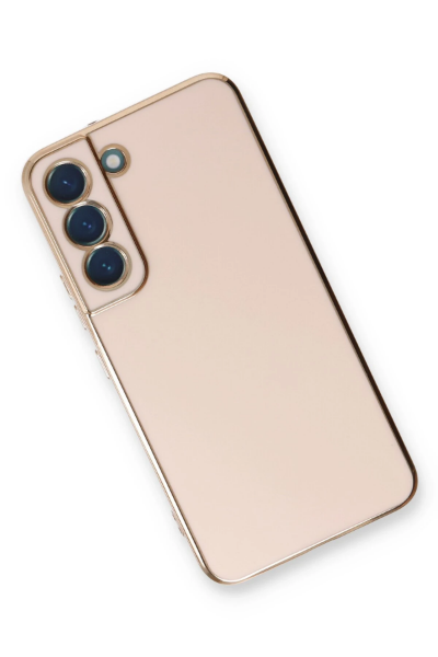 Newface Samsung Galaxy S22 Plus Kılıf Volet Silikon - Pembe resmi