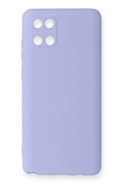 Newface Samsung Galaxy A81 / Note 10 Lite Kılıf Nano içi Kadife Silikon - Lila resmi