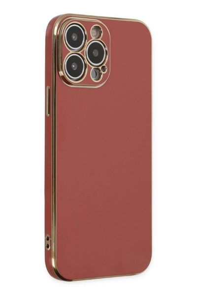 Newface iPhone 15 Pro Max Kılıf Volet Silikon - Kırmızı resmi