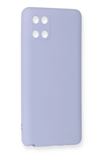 Newface Samsung Galaxy A81 / Note 10 Lite Kılıf Nano içi Kadife Silikon - Lila resmi