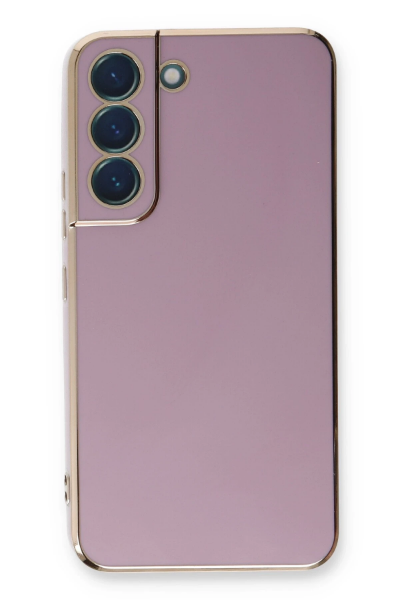Newface Samsung Galaxy S22 Plus Kılıf Volet Silikon - Mor resmi