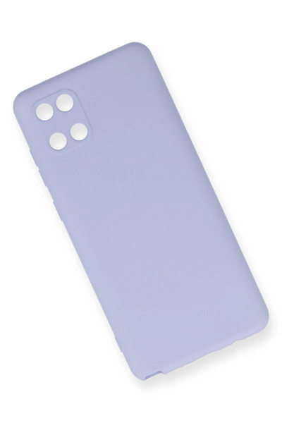Newface Samsung Galaxy A81 / Note 10 Lite Kılıf Nano içi Kadife Silikon - Lila resmi