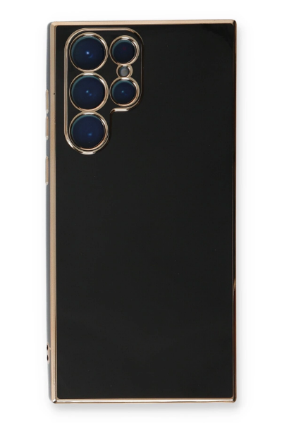 Newface Samsung Galaxy S22 Ultra Kılıf Volet Silikon - Siyah resmi