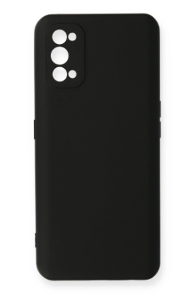 Newface Realme 7 Pro Kılıf Nano içi Kadife Silikon - Siyah resmi