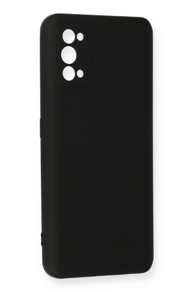Newface Realme 7 Pro Kılıf Nano içi Kadife Silikon - Siyah resmi