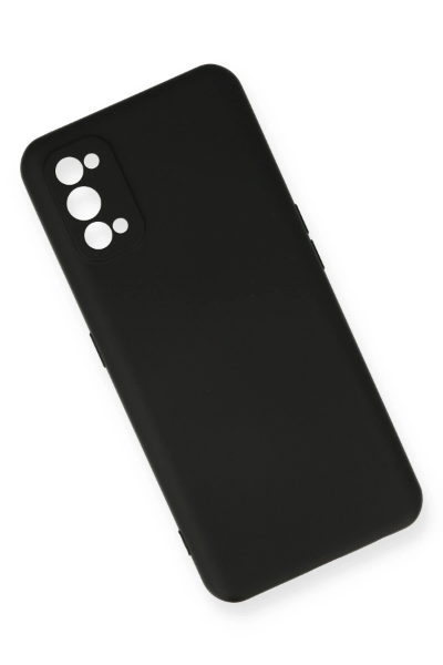 Newface Realme 7 Pro Kılıf Nano içi Kadife Silikon - Siyah resmi
