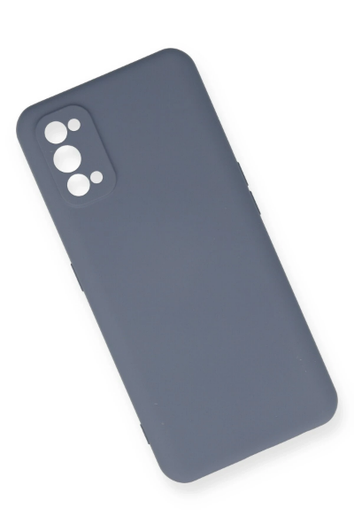 Newface Realme 7 Pro Kılıf Nano içi Kadife Silikon - Gri resmi