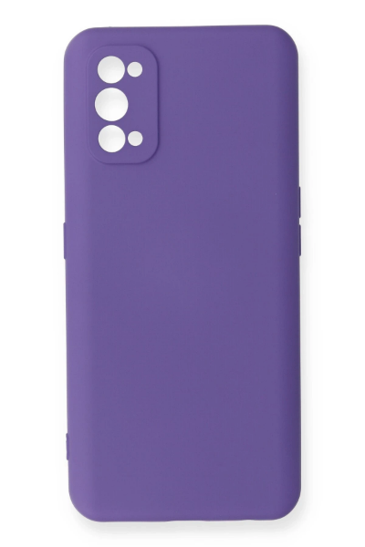 Newface Realme 7 Pro Kılıf Nano içi Kadife Silikon - Mor resmi