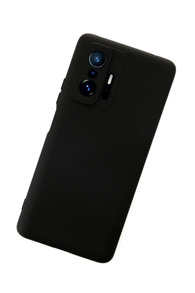 Newface Xiaomi Mi 11T Pro Kılıf Nano içi Kadife Silikon - Siyah resmi