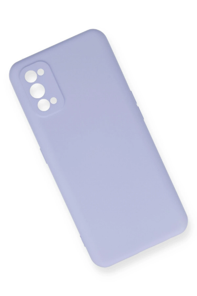Newface Realme 7 Pro Kılıf Nano içi Kadife Silikon - Lila resmi