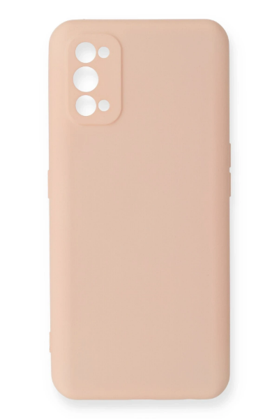 Newface Realme 7 Pro Kılıf Nano içi Kadife Silikon - Pudra resmi