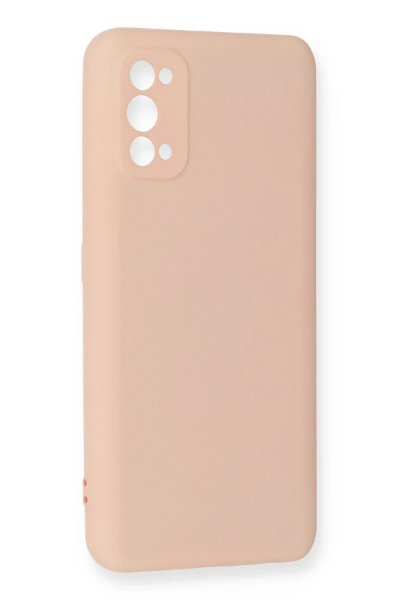 Newface Realme 7 Pro Kılıf Nano içi Kadife Silikon - Pudra resmi