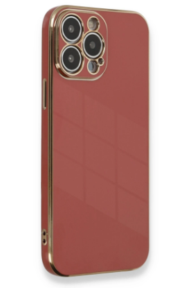 Newface iPhone 13 Pro Max Kılıf Volet Silikon - Kırmızı resmi