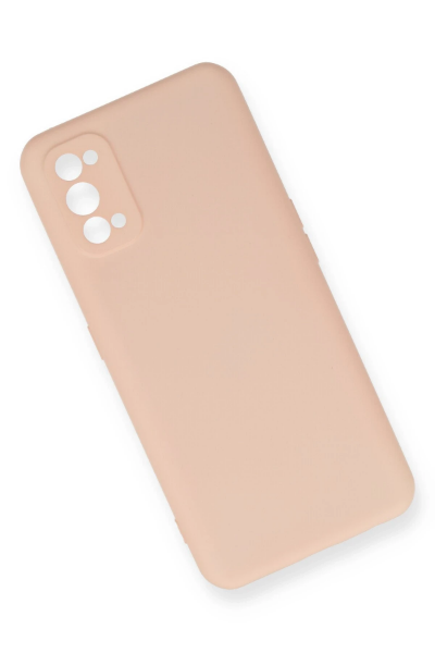 Newface Realme 7 Pro Kılıf Nano içi Kadife Silikon - Pudra resmi