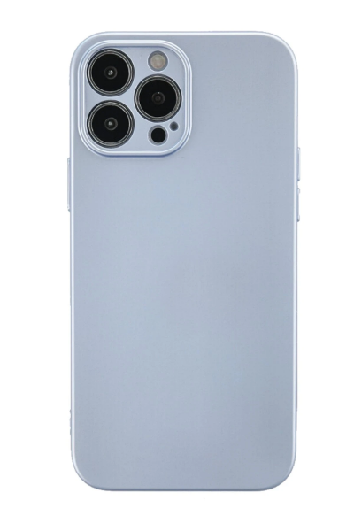 Newface iPhone 13 Pro Kılıf Nano içi Kadife Silikon - Sky Blue resmi