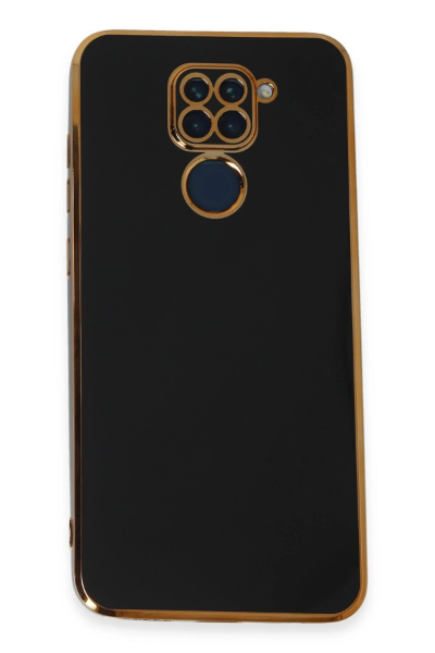 Newface Xiaomi Redmi Note 9 Kılıf Volet Silikon - Siyah resmi