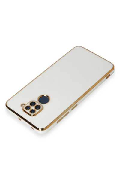 Newface Xiaomi Redmi Note 9 Kılıf Volet Silikon - Beyaz resmi