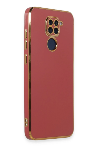 Newface Xiaomi Redmi Note 9 Kılıf Volet Silikon - Kırmızı resmi