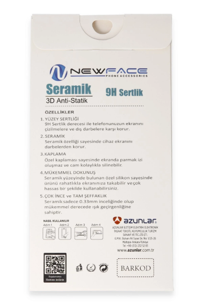 Newface Xiaomi Redmi Note 13 4G 3D Antistatik Seramik Nano Ekran Koruyucu resmi