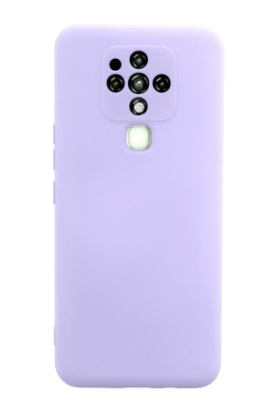 Newface Tecno Camon 16 Kılıf Nano içi Kadife Silikon - Lila resmi