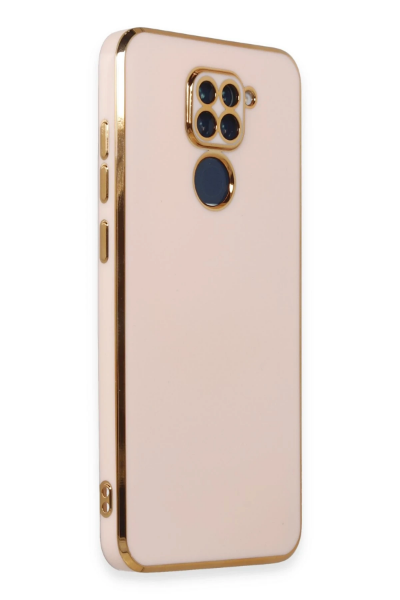 Newface Xiaomi Redmi Note 9 Kılıf Volet Silikon - Pembe resmi