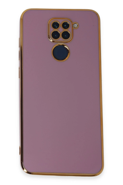 Newface Xiaomi Redmi Note 9 Kılıf Volet Silikon - Mor resmi