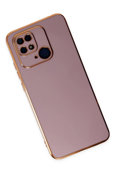 Newface Xiaomi Redmi 10C Kılıf Volet Silikon - Mor resmi