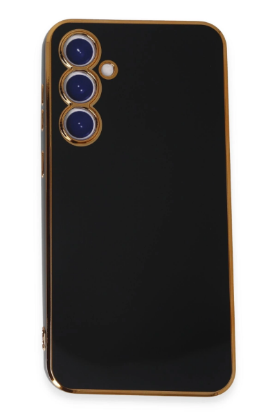Newface Samsung Galaxy S23 FE Kılıf Volet Silikon - Siyah resmi