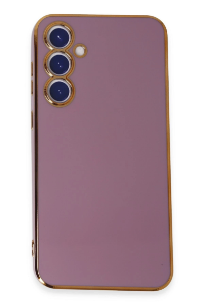 Newface Samsung Galaxy S23 FE Kılıf Volet Silikon - Mor resmi