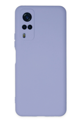 Newface Vivo Y53S Kılıf Nano içi Kadife Silikon - Lila resmi