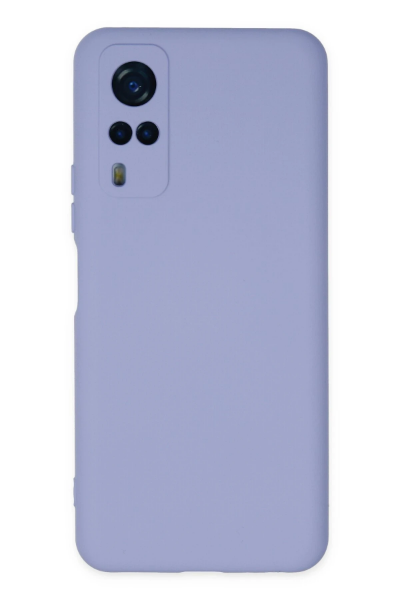 Newface Vivo Y53S Kılıf Nano içi Kadife Silikon - Lila resmi