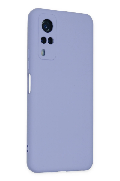 Newface Vivo Y53S Kılıf Nano içi Kadife Silikon - Lila resmi