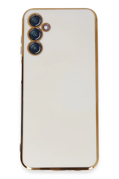 Newface Samsung Galaxy M14 5G Kılıf Volet Silikon - Beyaz resmi
