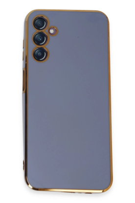 Newface Samsung Galaxy M14 5G Kılıf Volet Silikon - Mavi resmi
