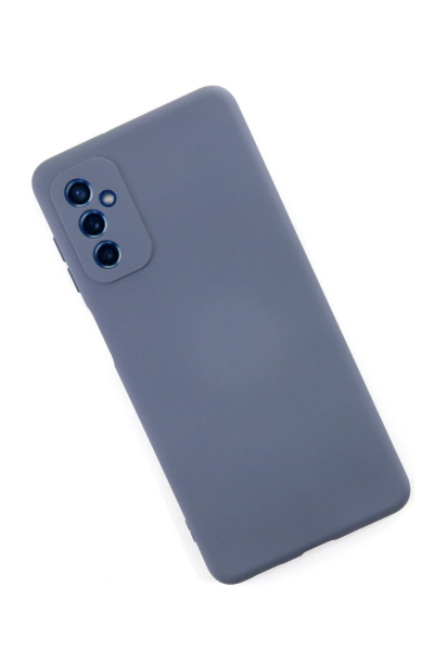 Newface Samsung Galaxy M52 5G Kılıf Nano içi Kadife Silikon - Gri resmi