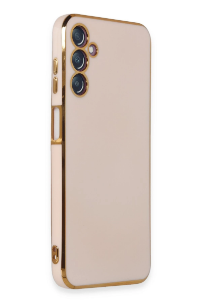 Newface Samsung Galaxy M14 5G Kılıf Volet Silikon - Pembe resmi