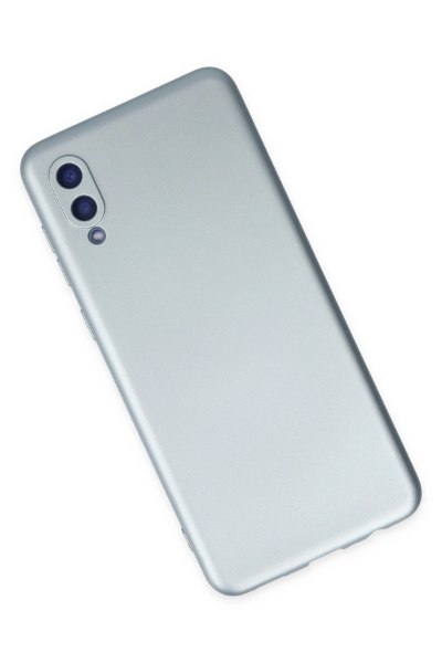 Newface Samsung Galaxy A02 Kılıf Nano içi Kadife Silikon - Sky Blue resmi