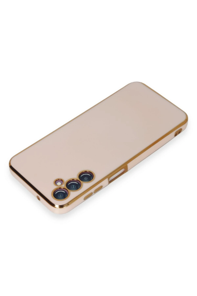 Newface Samsung Galaxy M14 5G Kılıf Volet Silikon - Pembe resmi